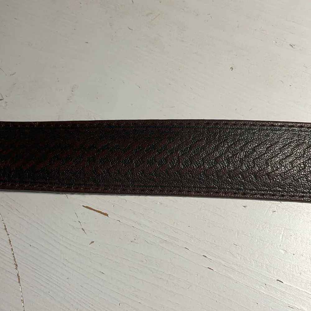Nacona Belt Company brown leather her Western belt size 40